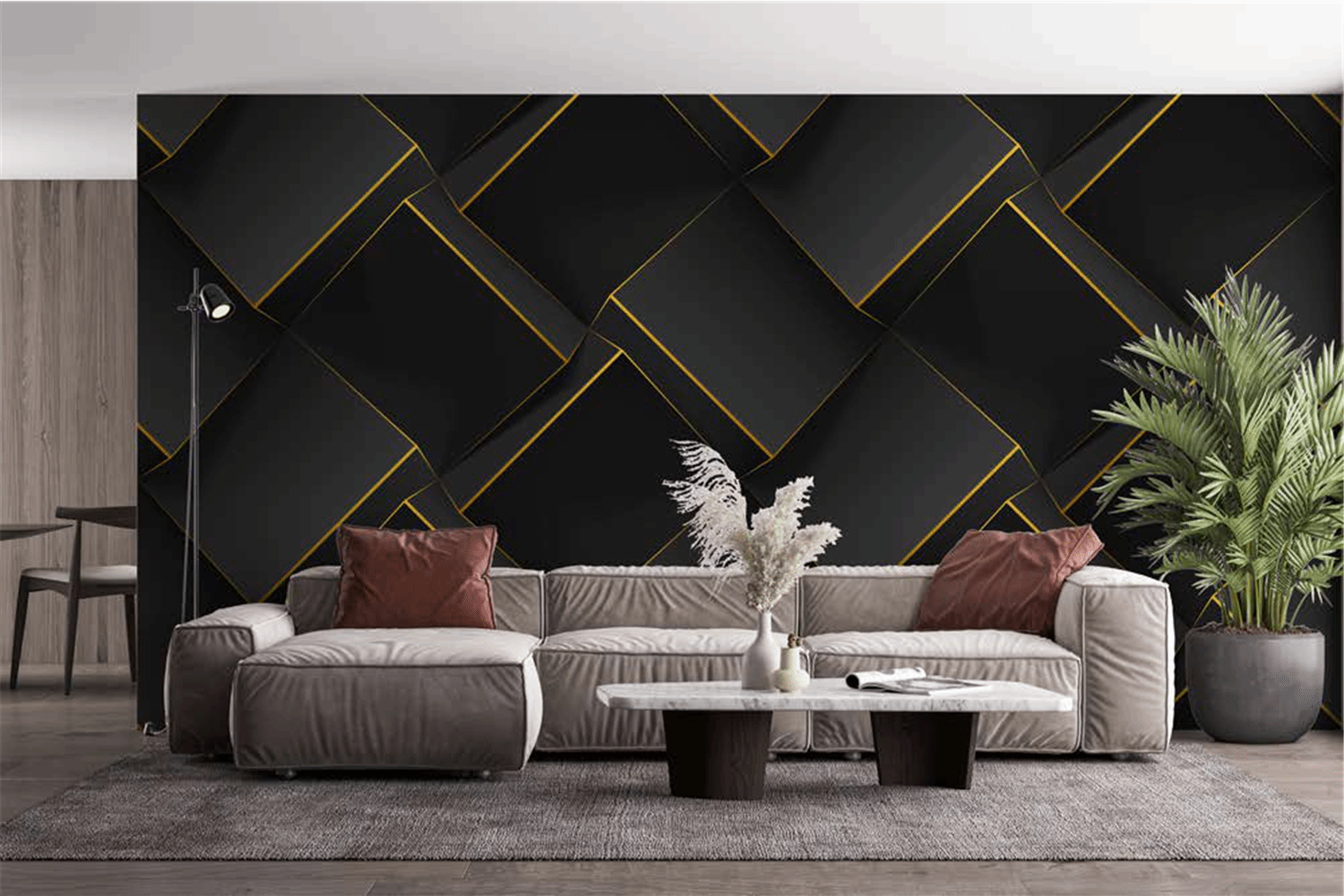 3-D Wall-Paper
